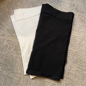 Bellaband maternity support belts by Ingrid and Isabelle, 1 black & 1 white, M/L